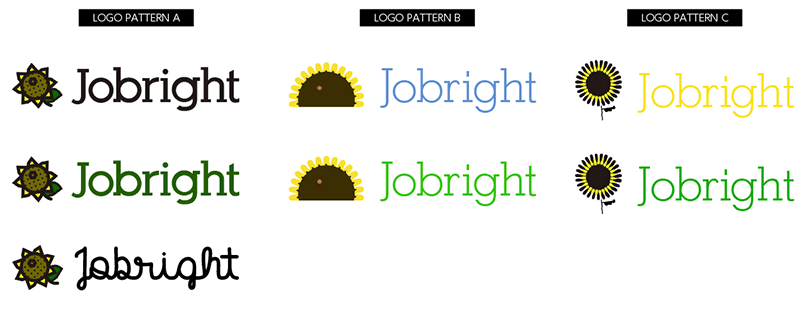 Jobrightロゴマーク最初の提案