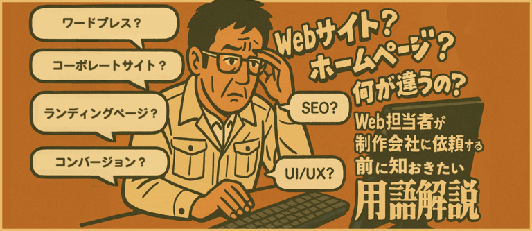 Webサイト? ホームページ? タイ・バンコクでWeb担当者が制作会社へ依頼前に知っておきたい用語解説